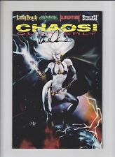 Chaos Quarterly #1 VF/NM signed by Brian Pulido Lady Death Purgatori Julie Bell picture