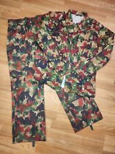 Auth Vtg Swiss Army Alpenflage Camo M83 Combat Jacket And Pants Für Industries picture