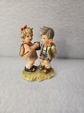 Vintage Lefton Ceramic Figurine Boy and Girl Hummel Style 5.5