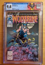 1988 WOLVERINE #1 CGC 9.4 WHITE PAGES custom label 1st Patch picture