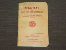 VINTAGE 1948 MANUAL OF CITY OF SCHENECTADY & DIRECTORY OF CITY OFFICIALS BOOKLET picture