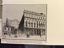 m17c5 ephemera ww1 picture irish rebellion easter rising 1916 imperial hotel  picture