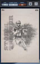 Star Wars Card Trader - Digital Epic 50cc Sketch Stormtrooper Pencils picture