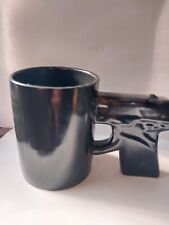 Pistol Grip Handle Novelty Coffee Mug 12 oz-Ceramic Black by Big Mouth Toys picture