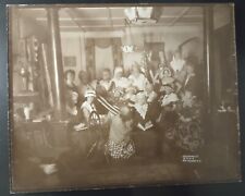 RARE PHOTOGRAPH OF A DAR CHRISTMAS PARTY 1923. LONG ISLAND N.Y. 19 NAMED PEOPLE. picture