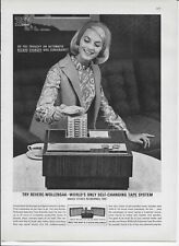 1964 Revere-Wollensak Self Changing Tape System Stereo Blonde Original Print Ad picture