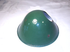 ANTIQUE GREEN PORCELAIN LAMP LIGHT SHADE EARLY INDUSTRIAL HOLOPHANE D’OLIER 1906 picture