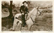Postcard RPPC William Boyd Topper Horse Hopalong Movie Actor Cowboy 23+-1851 picture