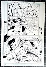Original Published Signed Scott Mcdaniel/Andy Lanning Countdown: Arena #3, Pg 31 picture