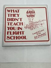 Vintage 1988 Rod Machado What They Didn't Teach Flight School Set of 6 Cassettes picture