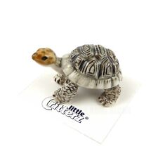 Little Critterz Miniature Collectors Galapagos Tortoise Porcelain Figurine picture