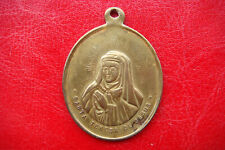 ANTIQUE XIX CENTURY SANTA TERESA OF JESUS Cross of Saint Teresa of Jesus Medal picture