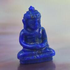 Sculpture of the Buddha Natural Blue Lapis Lazuli Gemstone Carving 2.75 cts picture