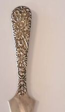 Vintage S. KIRK & SON Repousse Floral Handle Letter Opener Sterling Silver 22g picture