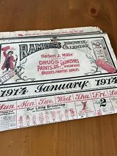 Vintage rare Ramon’s Brownie 1914 calendar picture
