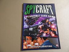 Spycraft Collectible Card Game Mission Briefing / AEG Entertainment 2004 picture