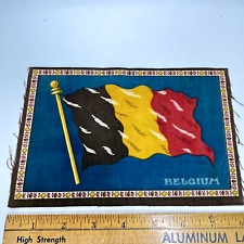 Belgium Tobacco Silk Flag Felt 5 x 8