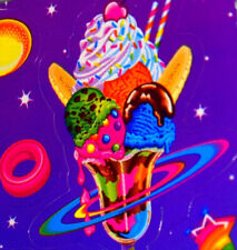 vintage Lisa Frank space Stickers Galactic sundae s249 candy the moon picture