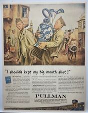1942 Pullman Railroad Train Iran Vintage Print Ad Man Cave Poster Art 40's picture
