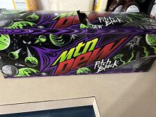 2023 12x 12 oz Mountain Dew Mtn Dew Pitch Black Cans One 12 Pack NEW RARE picture