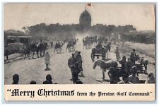 Christmas Postcard From The Persian Gulf Command Soldier Mail WW2 1944 Vintage picture