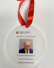 Funny Donald Trump Mugshot Ornament - Christmas Ornament - Funny Gift - Stocking picture