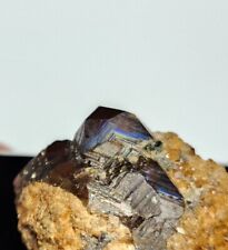 Iridescent Rainbow Andradite Garnet Crystals On Matrix - San Pedro Mine, NM picture