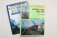 2 x Railway Books SOUTHERN BRANCH LINES 1955-1965 SOUTHERN STEAM FINAL DECADE H picture