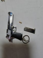 Heavy Key Chain Gun Pistol Movable Chrome Desert  Eagle picture