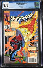 Spider-Man Unlimited #5 Newsstand CGC 9.8 NM/M Human Torch App. RARE Tom DeFalco picture