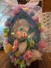 Vintage Cottontail 11” Peek-A-Boo Fiber Optic Color Change Easter Egg picture