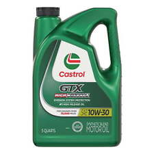 Castrol GTX High Mileage 10W-30 Synthetic Blend Motor Oil, 5 Quarts picture