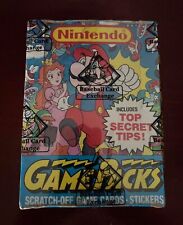 1989 NINTENDO TOPPS sealed wax box BCE authenticated  picture