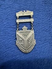 Vtg Coast Guard Sterling Spies Bros 1938 Tech Of Fire Semper Paramus Brooch/Pin picture