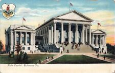 c1905 State Capitol People Seal Richmond VA P427 picture