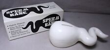 Vintage 1979 David Page SPERM BANK w/ Box Ceramic Coin Novelty Gag Gift Piggy picture