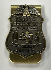 FBI Federal Bureau of Investigation Badge Money Clip picture