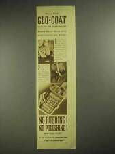 1935 Johnson's Glo-Coat Wax Ad - No Rubbing picture