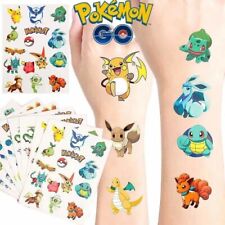 Pokemon Temporary Tattoo - 3 Sheets (40-45pcs) Party Favors, Birthday, Giveaways picture