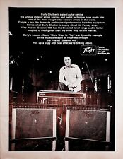1974 Curly Chalker Steel Guitar Genius for Peavey Session 400 Amp - Vintage Ad picture