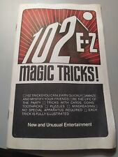 Vintage 1976 102 E-Z Magic Trickss booklet from New and Unusual Entertainment picture