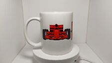 Handmade Indy racing red and black mug. Perfect for any open wheel race fan Indy picture