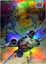 2021 Topps Star Wars Chrome Galaxy Escaping the AT-ST's #31 Refractor picture
