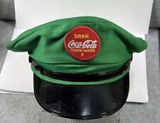 1980’s Reproduction Hat Coca-Cola Green Delivery Man Vintage picture