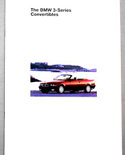 1994 BMW 3 SERIES CONVERTIBLES SALES BROCHURE ~ U.S. REVISED EDITION ~ 32 PAGES picture