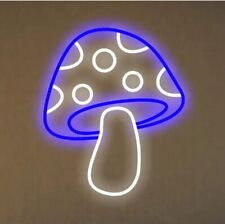 Mushroom Neon Sign 3D LED Light Decor New Sealed Box 12x7 picture
