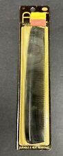 Vtg ACE 7” Hard Rubber Comb #27 Black Durable Heat Resistant Fine NOS USA READ picture