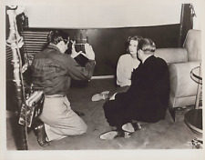 HOLLYWOOD BEAUTY GRETA GARBO BEHIND SCENES ON SET PORTRAIT 1950s DIR. Photo C22 picture