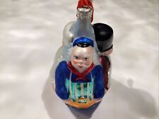“Three Men In A Tub” Blown Glass Christmas Ornament Made In Poland 551/10,000 picture