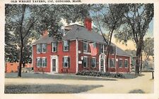 Old Wright Tavern, 1747, Concord, Massachusetts, Early Postcard, Unused picture